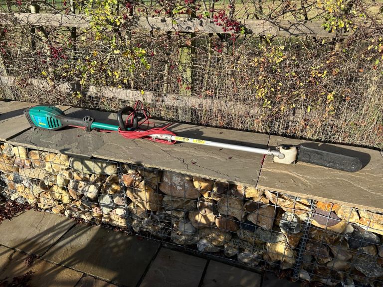 Extended 230v chainsaw