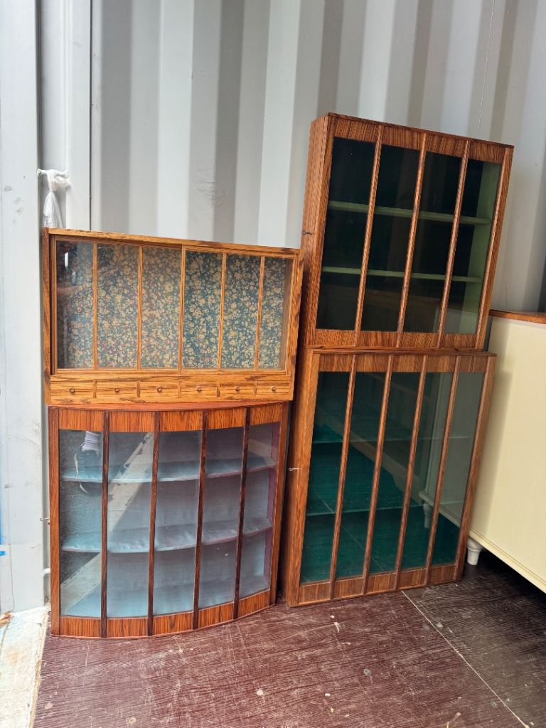 Vintage very Precious Made solid wood cabinets £150 each 