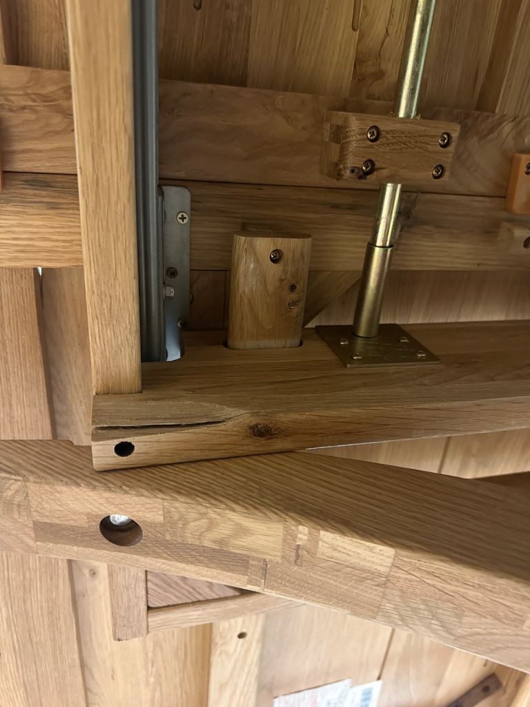 Oak Furnitureland - Hercules Solid Natural Oak Extending 10 or 12 Seator Dinning Table