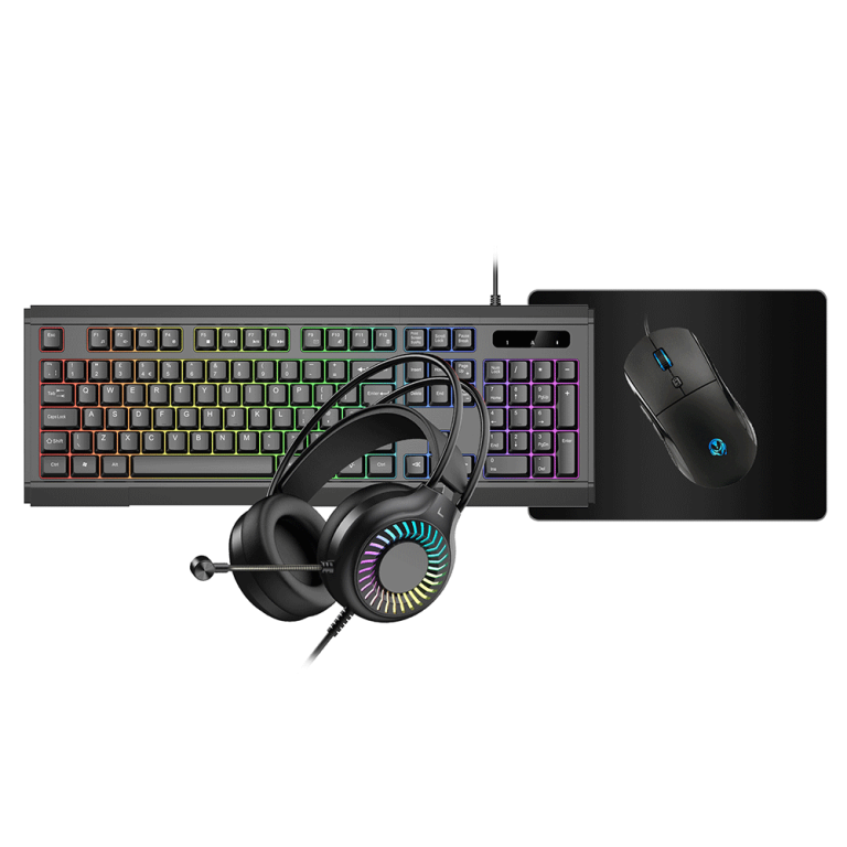 Vida IT Gamer 4-in-1 USB RGB Gaming Kit (Keyboard, Mouse, Headset & Mouse Mat)