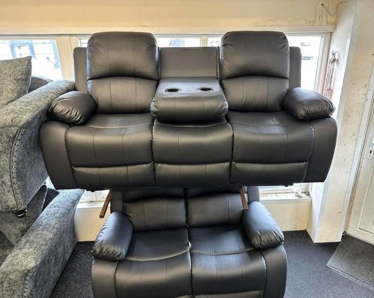 🌈Luxury Living >> Leather Roma Recliner Sofa Set 3+2 + Corner >> Amazing Price 35% Off >> COD Today