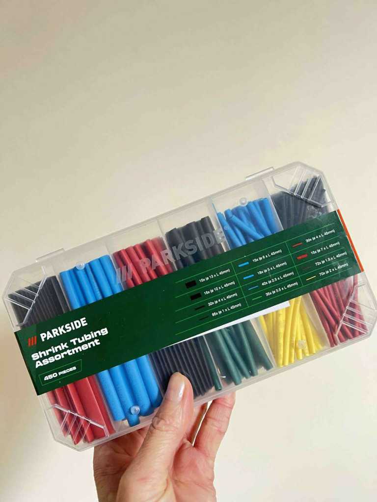 Parkside Heat Shrink Tubing Sleeves for Fixing and Protecting a Variety of Components from Hazards