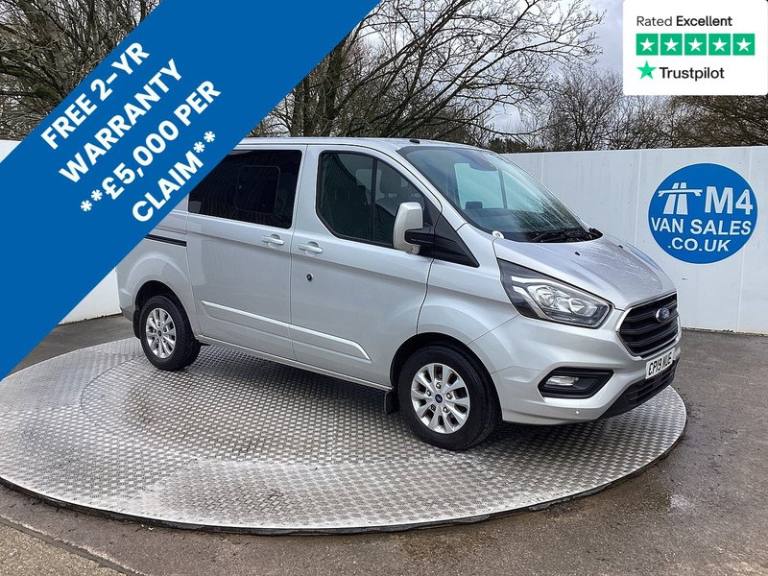 2019 Ford Transit Custom 300 EcoBlue Limited SWB Crewcab Euro 6 Combi Van Diesel Manual