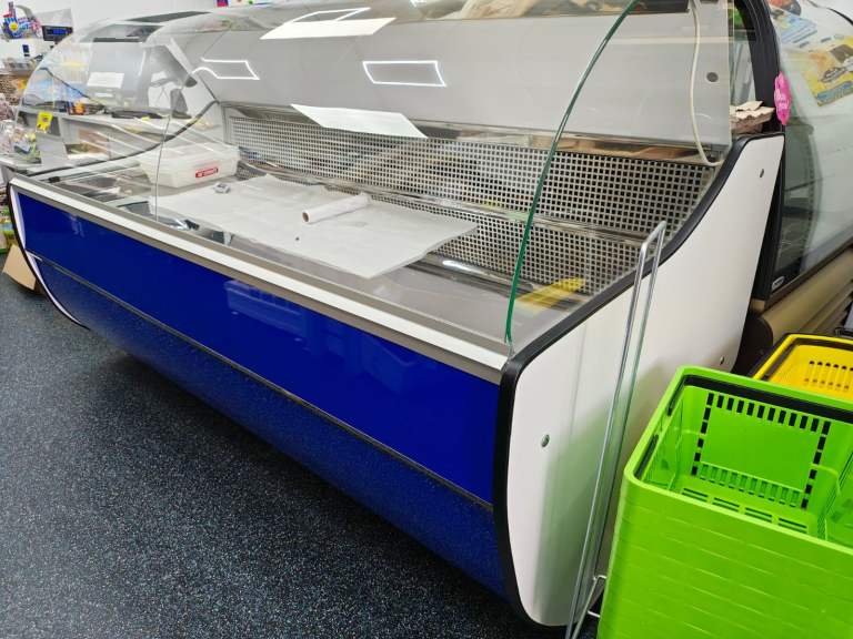 SERVE OVER COUNTER 2m meat BUTCHERS SHOP FRIDGE COUNTER