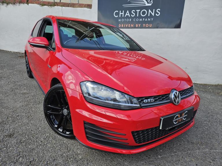 VOLKSWAGEN GOLF 2.0TDi GTD 3dr 184ps Red Manual Diesel 2016
