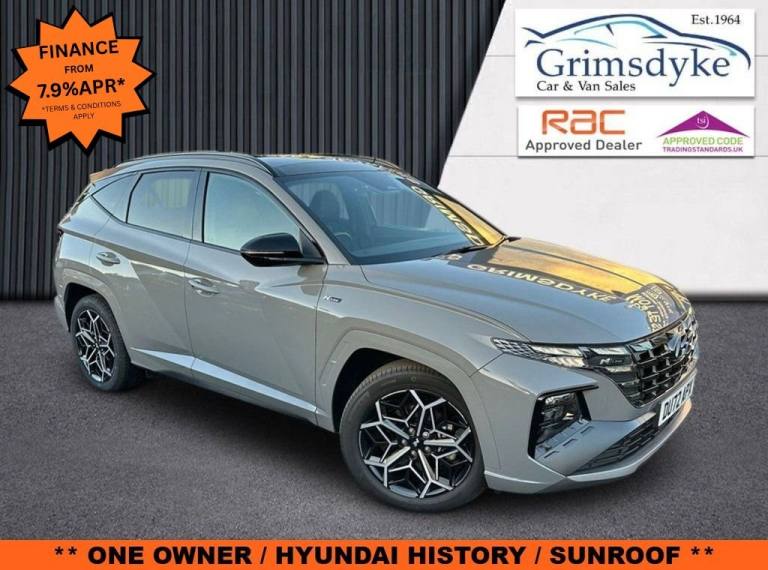 2022 Hyundai TUCSON 1.6 h T-GDi N Line S SUV 5dr Petrol Hybrid Auto Euro 6 (s/s) (230 ps) ESTATE ...