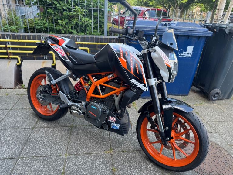 KTM, DUKE, 2016, 373 (cc) white abs HPI clear 
