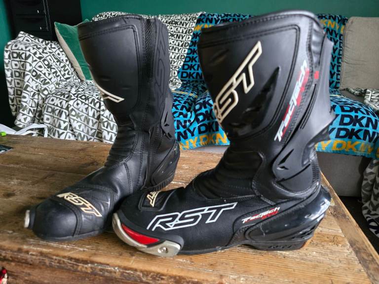 Rst tractech evo waterproof motorcycle boots size 9 