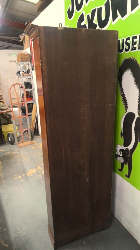 antique Victorian mahogany corner wardrobe / cabinet