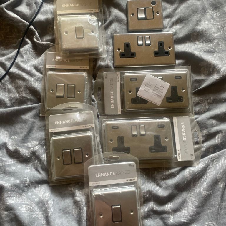 For sale sockets and switches 