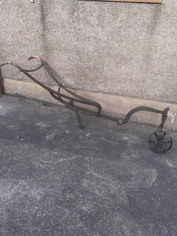 Horse implement/ garden plant holder/ vintage