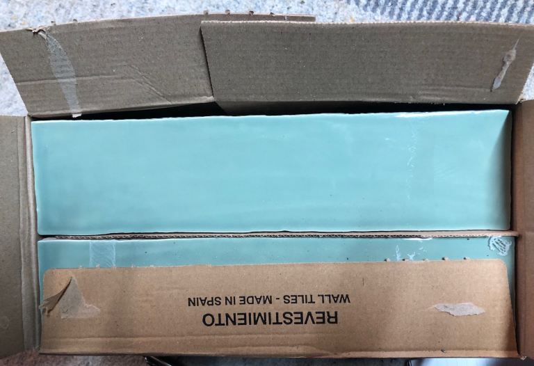 Sage Green Gloss Rustic Wall Tiles