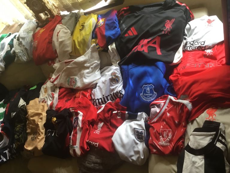 Football shirts (read Ad )