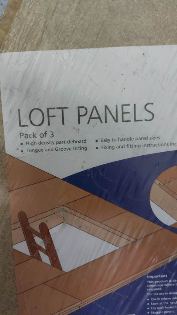 Conti Loft Panels - 2 Packs of 3, New