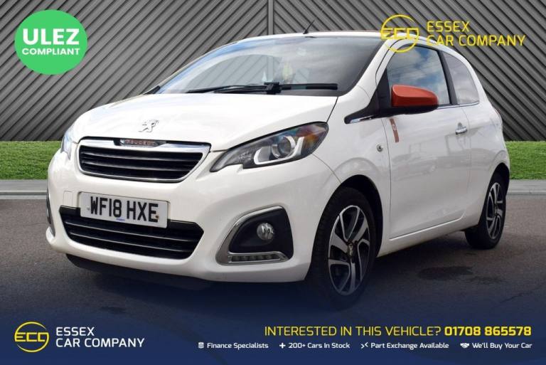 2018 Peugeot 108 1.2 PureTech Roland Garros Top Hatchback Petrol Manual