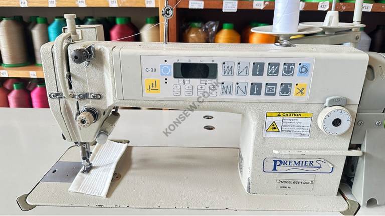 Premier GC6-1 Automatic Industrial Sewing Machine – Thread Trimmer, Auto Foot Lift