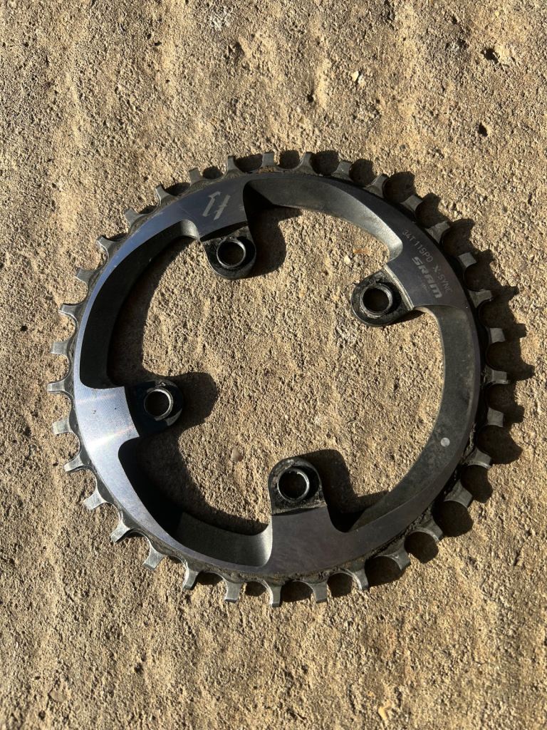 SRAM x-sync 34t 11 speed chainring 