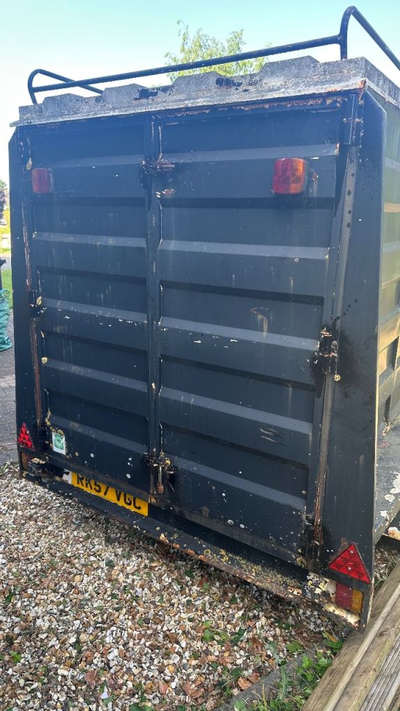 Steel box trailer
