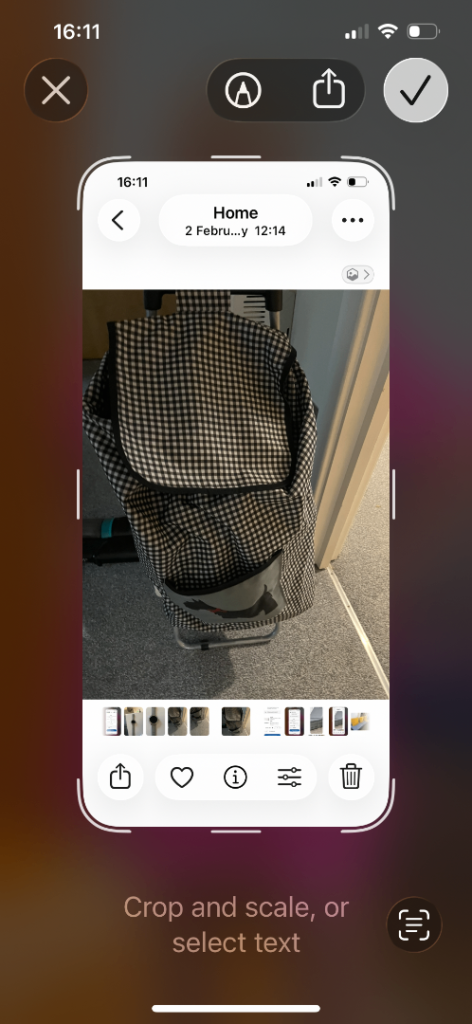 Radley shopping trolley 