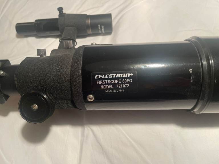 Celestron FirstScope 80EQ Model #21072, used, in good condition