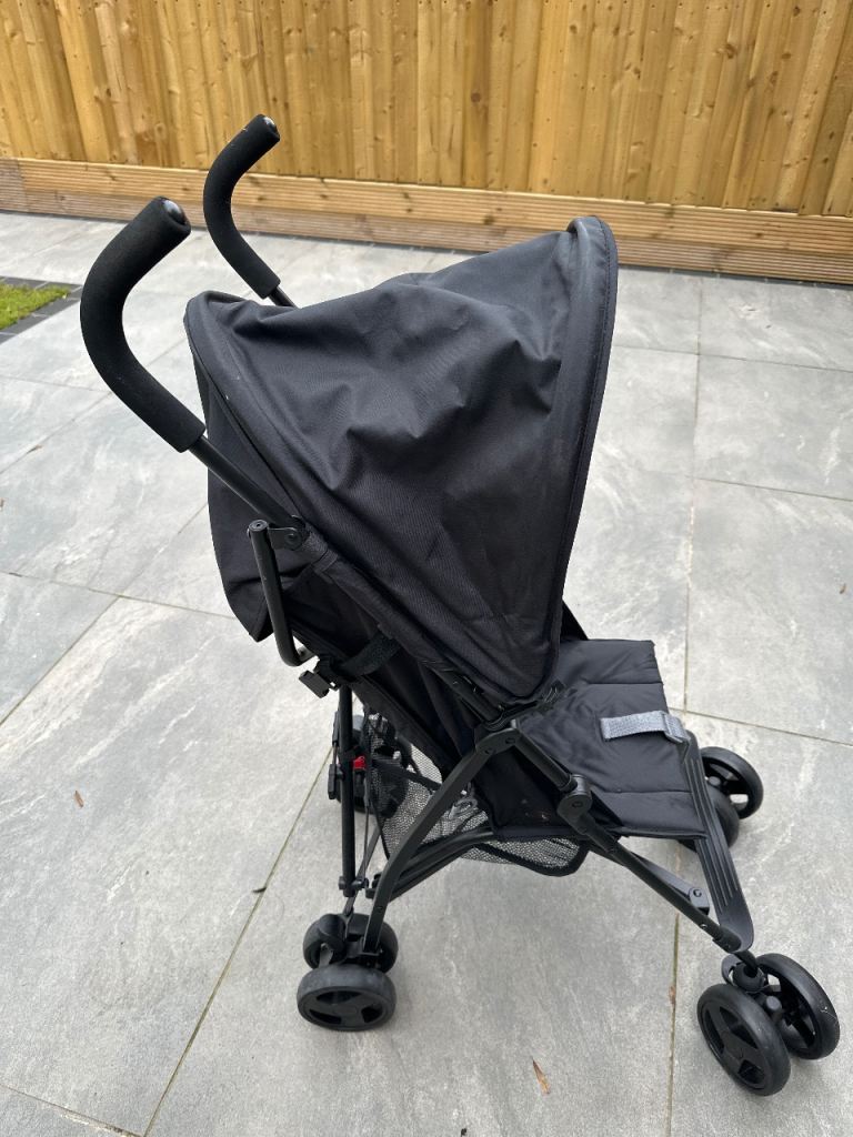 Black Baby Stroller/Pushchair – Good Condition