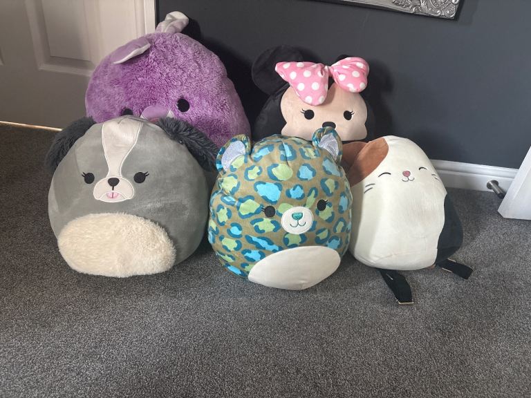 Squishmallows Plush Toys - Mixed Bundle, Good Condition
