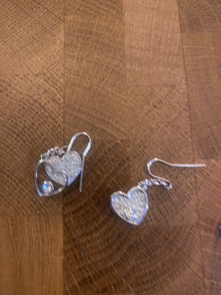 Silver earrings