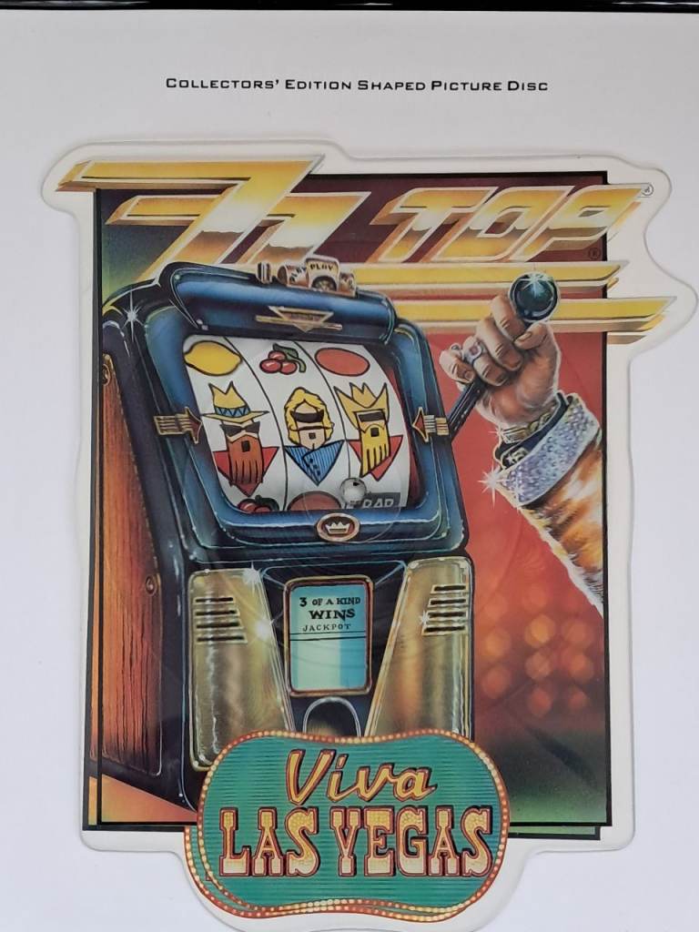 ZZ TOP - 7 INCH SHAPED PICTURE DISC - VIVA LAS VEGAS