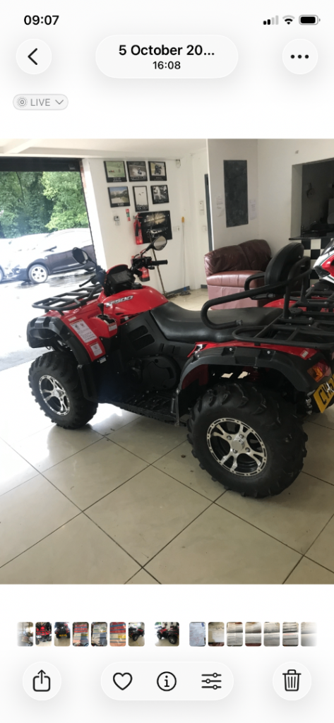 Quadzilla, CF 500-2A (QUAD BIKE), 2016, 493 (cc)