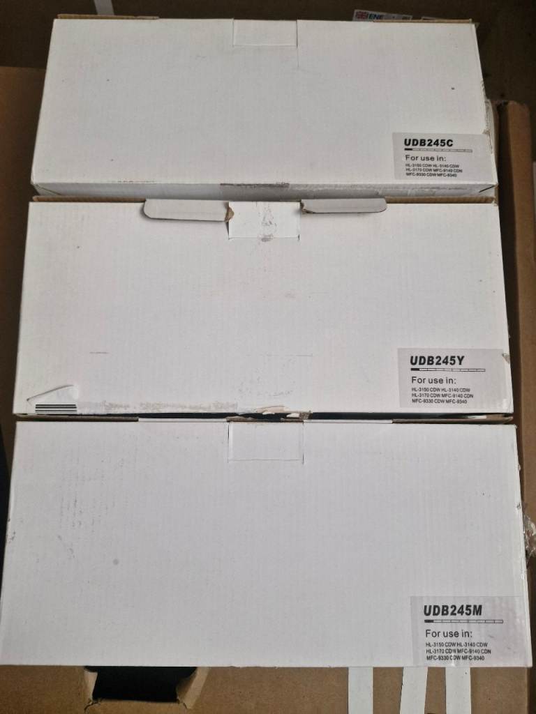 New Printer Cartridges UDB245 Series – White Boxes