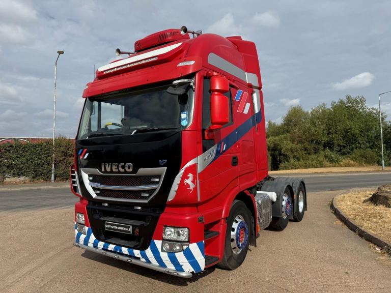 IVECO STRALIS HI-WAY 570 2018 (68) EURO 6, 6X2 MIDLIFT STEER AXLE TRACTOR UNIT