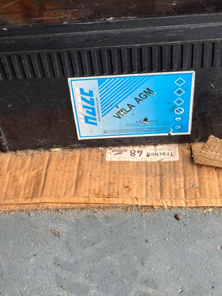 Yuasa VRLA AGM Battery - Used Condition.  Voltage can be checked before sale.  