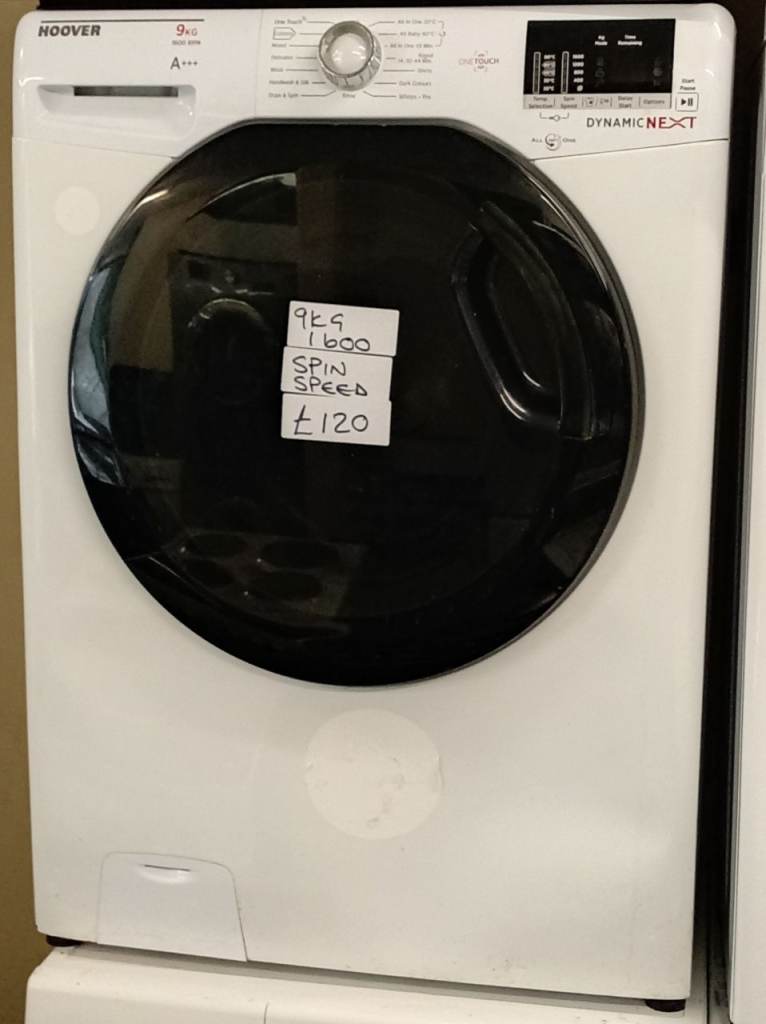 HOOVER 9KG 1600RPM A+++ONE TOUCH WASHING MACHINE
