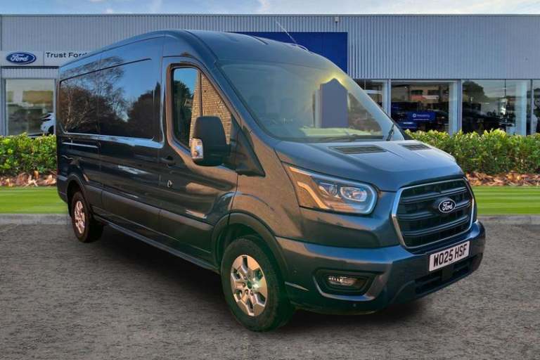 2025 Ford Transit 350 Limited L3 H2 LWB Medium Roof FWD 2.0 EcoBlue 165ps Manual PANEL VAN Diesel...