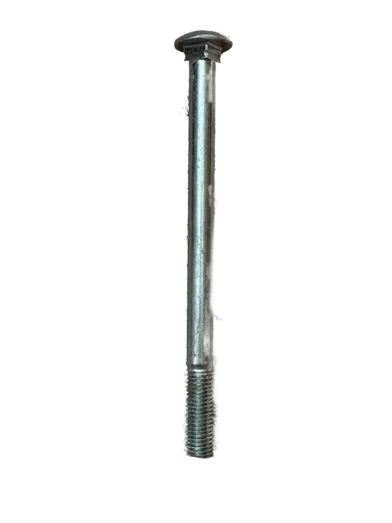 M12 x 180 Zinc Plate Cup Square Hex Coach/Carriage Bolts & Nuts - NEW