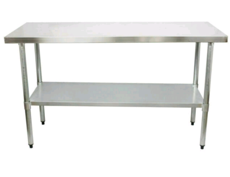 Commercial STAINLESS steel table brand new (4f)