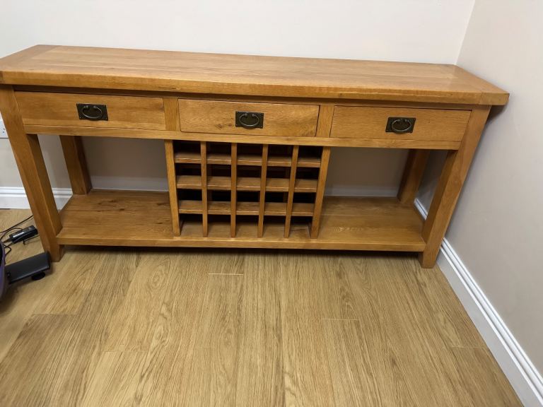 Large oak sideboard