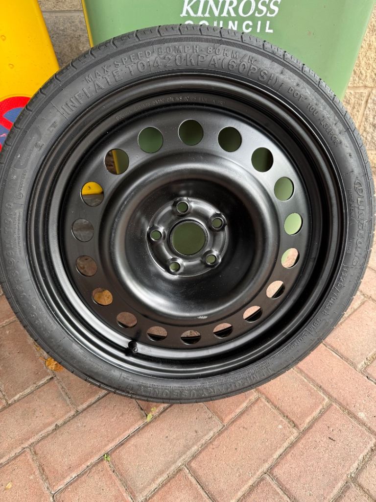 18”  ‘five stud’ space saver wheel brand new