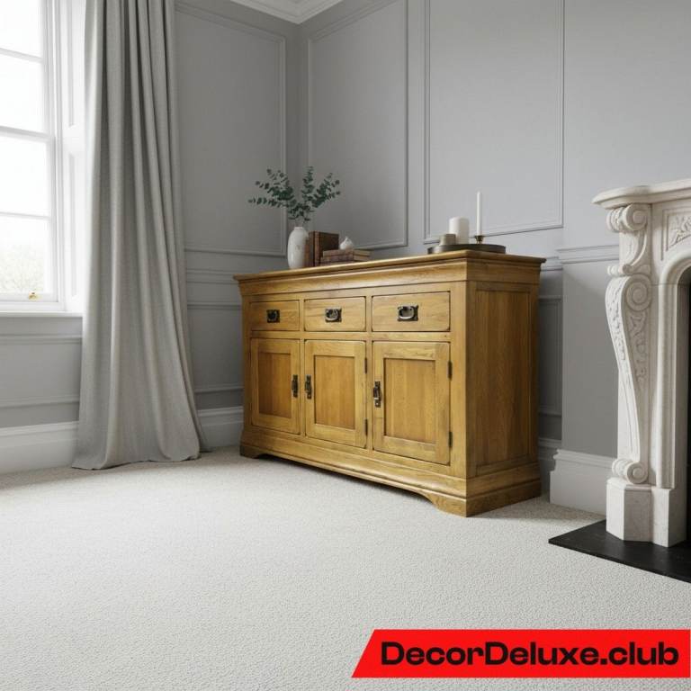 Oak Furniture Land French Farmhouse Large Solid Oak Sideboard - Delivery Available 001A