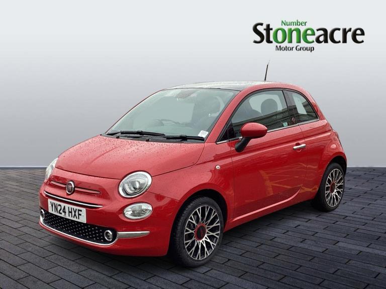 2024 Fiat 500 1.0 Mild Hybrid Red 3dr HATCHBACK PETROL Manual