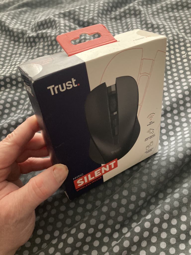 Trust Silent Wireless mouse. Brand new in box. Have couple wired Logic ones too.