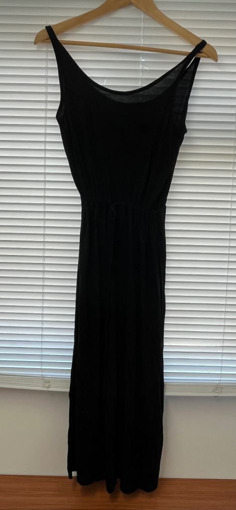 Women's Long Black Sleeveless Dress Size 10