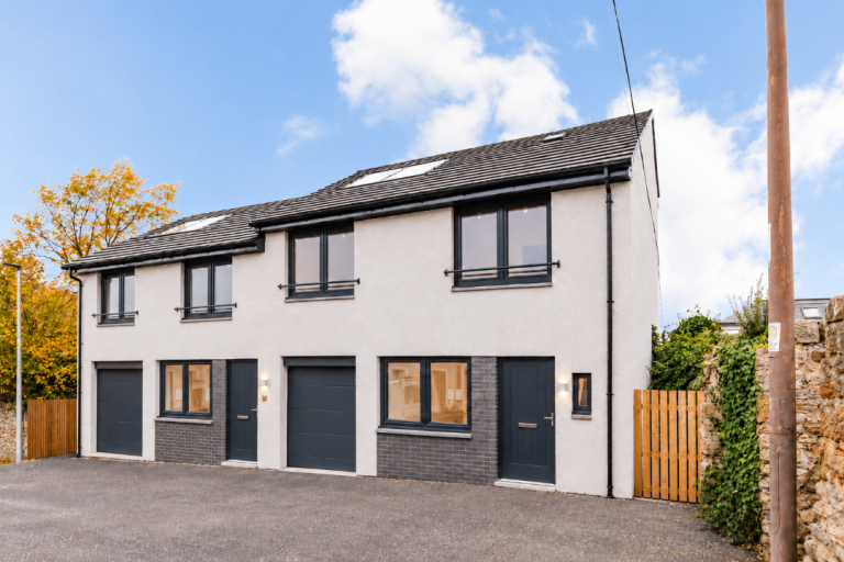 Brand new, 3 bedroom (not HMO) semi-detached house with garden and garage, in Gilmerton