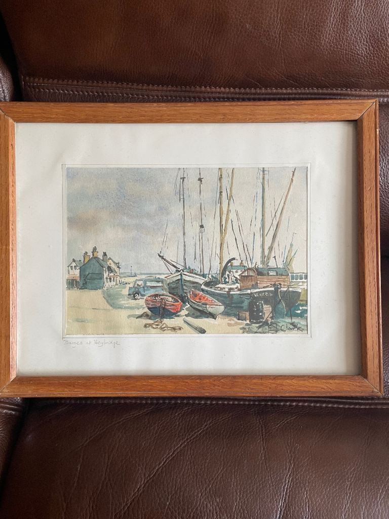 Maritime signed watercolour 