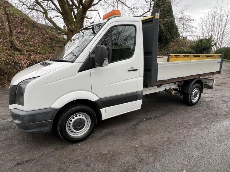 VW CRAFTER TIPPER, CR35, MWB, WHITE, 2.0 Tdi, 2016.