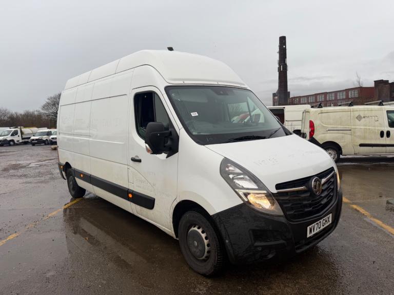2020/70 VAUXHALL MOVANO 2.3 CDTI HIGH TOP DIRECT LEASING COMPANY PRICE IS +VAT