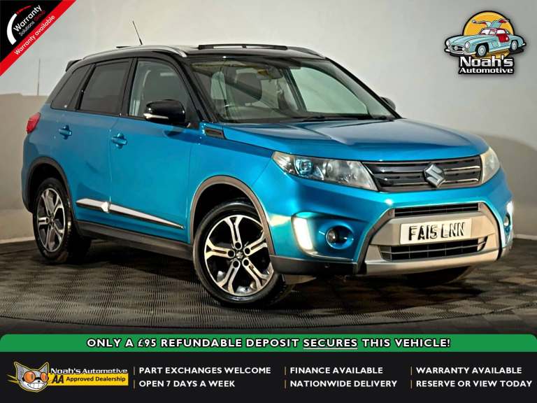 2015 SUZUKI VITARA SZ5 URBAN 1.6 PETROL 5 DOOR SUV 1 PREVIOUS OWNER LONG MOT