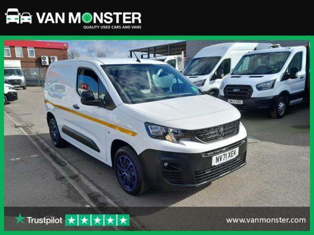 2022 Peugeot Partner 1000 1.5 BlueHDi 100 Professional Prem Van [6 Spd] PANEL VAN DIESEL Manual
