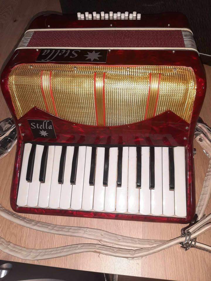Stella Accordion – Red, Good Condition