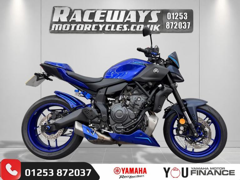 YAMAHA MT-07, 2026 26 PLATE, 1334 MILES, BLUE, HPI CLEAR, USED MOTORCYCLE